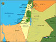 A regional map of Israel/Palestine 